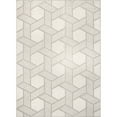 thumbnail image 2 of nuLOOM Milania Geometric Lattice Indoor/Outdoor Area Rug, 4' x 6', Grey, 2 of 2