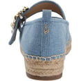 thumbnail image 3 of Sam Edelman Maddy Montrose Blue Cap Toe Mary Jane Espadrille Ballet Flats (Montrose Blue, 8), 3 of 6