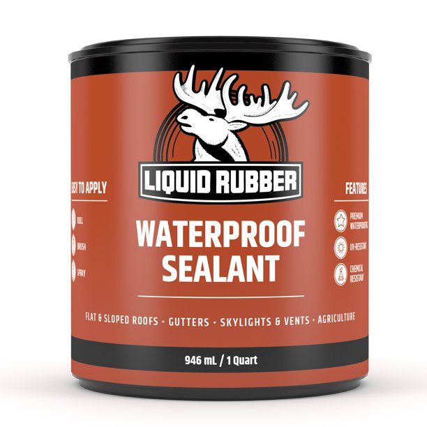 Liquid Rubber Waterproof Sealant Indoor & Outdoor Coating Easy to