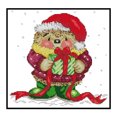 thumbnail image 2 of Cuadros Decorativos Kit de regalo de Navidad de punto de cruz de lienzo estampado DIY de 14 quilates con bordado parcial Sywqhk Nuevos Originales, 2 of 9