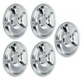 thumbnail image 4 of 5 Pcs Assiettes Rondes Compartimentées en Acier Inoxydable 304 avec Coins Lisses pour Riz et Plat, Vaisselle pour Enfants, 4 of 7