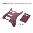 thumbnail image 4 of Red Tortoise SSH Pickguard Set for American ST Electric Guitars - 4-Ply PVC & Celluloid Construction with Back Plate, 18 Screws, Protective Film - Single-Single-Humbucker Configuration, 0.1in, 4 of 6
