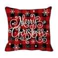 thumbnail image 1 of Injueey Fundas de almohada navideñas, funda de almohada de lino, funda de cojín de Navidad, sofá cama, dormitorio, coche, sala de estar, Suministros térmicos Tipo 2 Injueey HA070184-02, 1 of 6