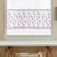 thumbnail image 4 of Tookss Embroidered Floral Window Curtains Rod Pocket Light Filtering Sheer Window Drapes Elegant Home Decoration, 4 of 9