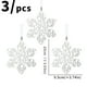 thumbnail image 3 of Adornos Navideños, Adornos para Árboles de Navidad, Adornos Colgantes de Acrílico, Colgantes de Cristal de Hielo Transparentes y Coloridos., 3 of 6