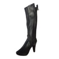 thumbnail image 1 of kusrkot Chaussures à Talons Hauts pour Femmes 1:6 Chaussures de Jeu de Rôle Décor Modèle Féminin Botte, 1 of 9