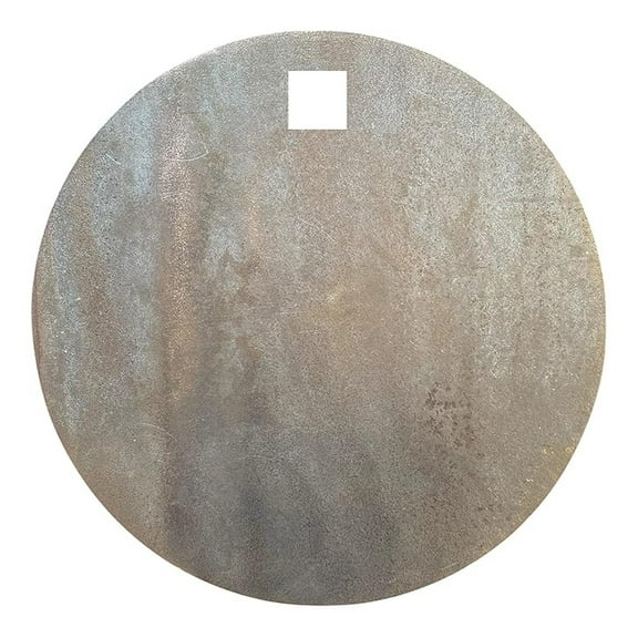 Target 6in. NRA Steel Shooting Target - 3/8" AR500 Rifle & Pistol Metal Plate 1pc - Unpainted