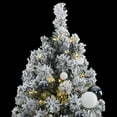 thumbnail image 2 of vidaXL Artificial Hinged Christmas Tree 300 LEDs & Ball Set 82.7", 2 of 7