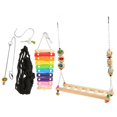 thumbnail image 4 of Chicken Toys Bird Xylophone Toys 4Pcs Veggies Skewer Fruit Holder Safe for Pet Chicken ANGGREK Otros, 4 of 8