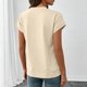 thumbnail image 5 of Camiseta Negra de Manga Larga de Manga Corta de la Mujer Batwing con Bolsillo de Canguro, Top Casual de Lana Suave para el Salón Y el Uso Diario, 5 of 6