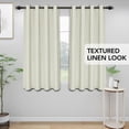 thumbnail image 2 of Cortina Blackout con Aspecto de Lino Easy-Going 132 cm Beige Juego, 2 of 7