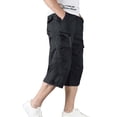 thumbnail image 2 of Conairie Men's Cargo Shorts Casual Capri Stretch Work Shorts Lightweight Summer Hiking Shorts with Multi Pockets Grey XXXL, 2 of 8