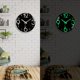 thumbnail image 4 of CHAO Reloj de pared silencioso que brilla en la oscuridad de 12 pulgadas, 4 of 5