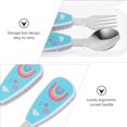 thumbnail image 2 of 1 Set Lovely Newborn Learning Fork Household Baby Flatware Infant Feeding Tools, 2 of 9