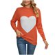 thumbnail image 2 of Puntoco suéter mujer moda Casual Color tejido Retro manga larga suéter de cuello redondo liquidación de Navidad Puntoco Puntoco-4711, 2 of 9