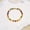 B, variant on Clover Tennis Bracelet CZ Jewelry Bracelets For Women Summervibes Sparkling Cuff Bangles 18K Gold Plated Chains,Adjustable