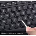thumbnail image 5 of 2 pegatinas universales para teclado inglés con pinzas, pegatinas para teclado, fondo negro con letras blancas, letras de teclado, pegatinas de repuesto para PC, portátil, computadora de escritorio, t, 5 of 5