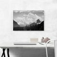 thumbnail image 2 of ARTCANVAS Forest to Mountains and Clouds - Glacier National Park - Montana Canvas Art Print by Ansel Adams - Size: 26" x 18" (0.75" Deep), 2 of 5