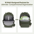 thumbnail image 5 of Maelstrom Diaper Bag Backpack,29L-45L Expandable Large Diaper Bag, 5 of 9