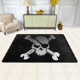 thumbnail image 1 of XMXY Jolly Roger Blindfold Skull Area Rugs Doormat Outdoor Entrance , Facecloth Non-slip Floor Mat Rug for Living Room Kitchen Sink Area Indoor 36"x24", 1 of 9