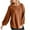 Khaki, variant on RQYYD Women's Long Sleeve Crew Neck Waffle Knit Blouse Shirts Casual Loose Oversized Pullover Sweater Jumper Tops