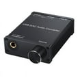 thumbnail image 1 of USB Audio Converter Adapter with Headphone Amplifier USB to Coaxial S/PDIF Digital to Analog 6.35mm Audio Sound Card, 1 of 7