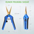 thumbnail image 6 of Multifunctional straight-head gardening shears garden pruning shears non-slip labor-saving flower branch and branch shears, 6 of 9