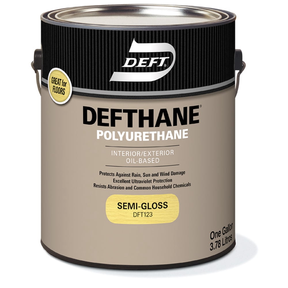 Deft® Defthane® Interior/Exterior OilBased Polyurethane SemiGloss