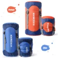 thumbnail image 2 of AIGIA Sac de Compression Nylon Sac de Compression Sac de Compression Sac de Couchage Sac de Rangement Sacs de Sport avec Rabat Anti-Poussière pour Sac à Dos, Randonnée, Camping, Voyage Bleu/orange, 2 of 13