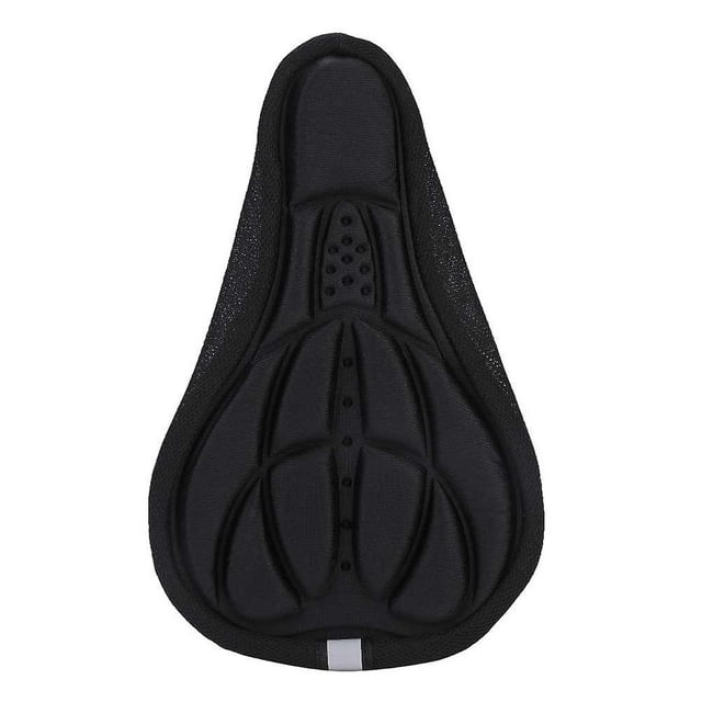 Housse de selle ultralégère et respirante pour vélo de route et de montagne 3D (noire)