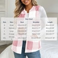 thumbnail image 2 of cocolona Womens Fleece Vest Crew Neck Open Front Sleeveless Jacket Fall Winter Loose Casual Plaid Outerwear, 2 of 7