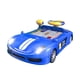 thumbnail image 3 of Volante de simulación eléctrica, juguete de simulación de conducción, regalos de vacaciones, portátil con sonido para niñas y niños de 3 años o más Azul, 3 of 10