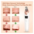 thumbnail image 3 of XIRQI Pore Vacuum,Usb Rechargeable Blackhead Remover Vacuum,3 Levels Adjustable Pore Vacuum Blackhead Remover,With 5 Suction Power,6 Probes,Face Vacuum Pore Cleanser for Women And Men (White), 3 of 7