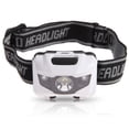 thumbnail image 1 of Pesca al aire libre Camping IPX6 impermeable Mini LED FaroIpx6 impermeable 4 modos Mini faro 122lm Torch de jogging exterior Ajustable Frente Linterna Linterna Linterna Fuentes de iluminación Blanco Noticed OD002423-02B, 1 of 7