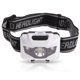 thumbnail image 3 of Greeniant IPX6 resistente al agua 4 modos Mini faro 122lm al aire libre Jogging cabeza linterna ajustable frente linterna suministros de iluminación Ropa Deportiva, Zapatos Blanco Greeniant OD002423-02B, 3 of 6