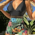 thumbnail image 1 of LSLJS Women's Printed Sexy Cut-Out Swimsuit, Womens Bikini Swimsuits Bathing Suits, 1 of 5