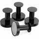 thumbnail image 1 of Perchero magnético para colgar abrigos y bolsos, 4 ganchos de pared negros extremadamente resistentes, perchero para puerta con imán de metal, 1 of 5