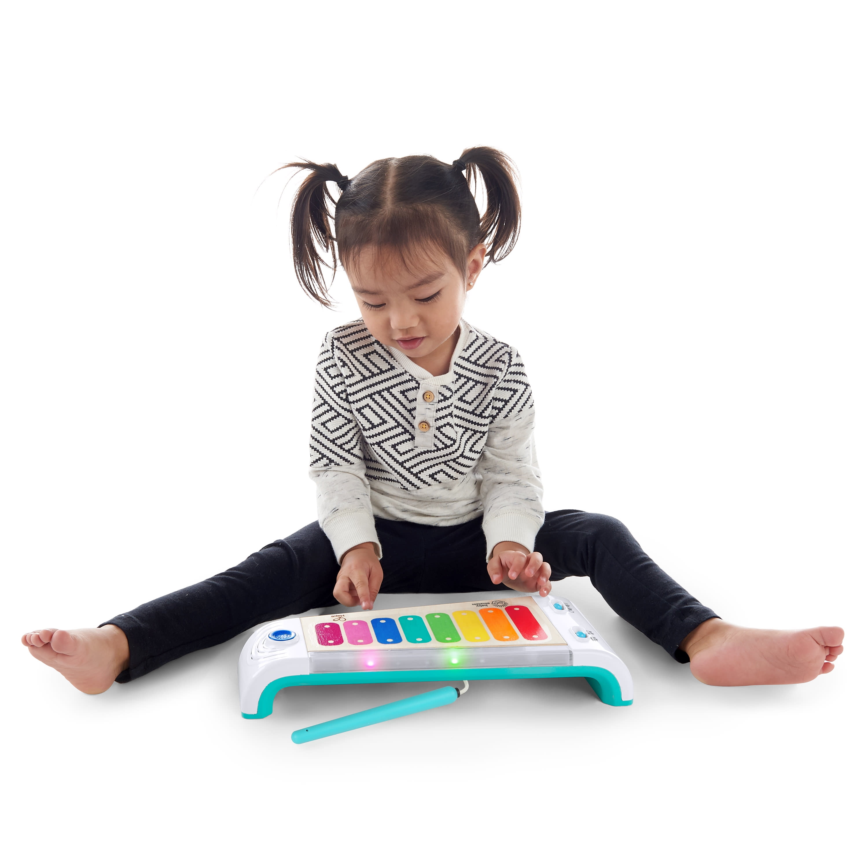 Baby Einstein Magic Touch Xylophone Wooden Musical Toy with Lights, Unisex, Ages 12 months +