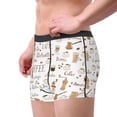 thumbnail image 2 of Hirioo Coffee for Men's Boxer Briefs Men Cotton Underwear Boxer Briefs Panties-Large, 2 of 5