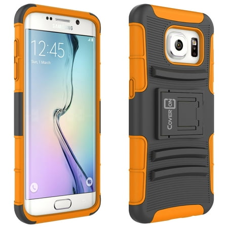 CoverON Samsung Galaxy S7 Edge Case, Explorer Series Protective Holster Belt Clip Phone (Galaxy S7 Edge Best Color)