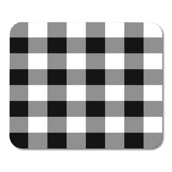 SIDONKU Buffalo Lumberjack Plaid Pattern Check Casual Checkered Flannel Jacket Mousepad Mouse Pad Mouse Mat 9x10 inch