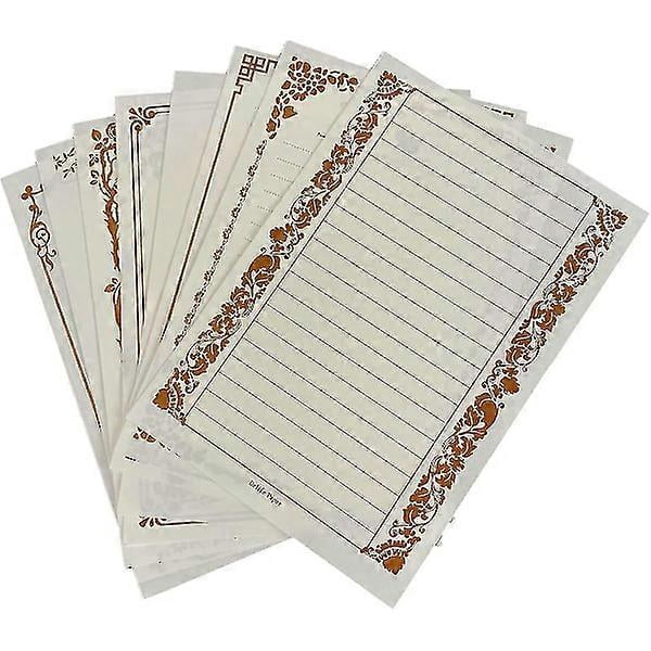 80 sheets of writing paper, vintage stationery with lines - Stationery and writing supplies.