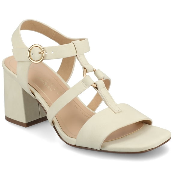 Journee Women's Merisol Open Toe Ankle Strap Sandals