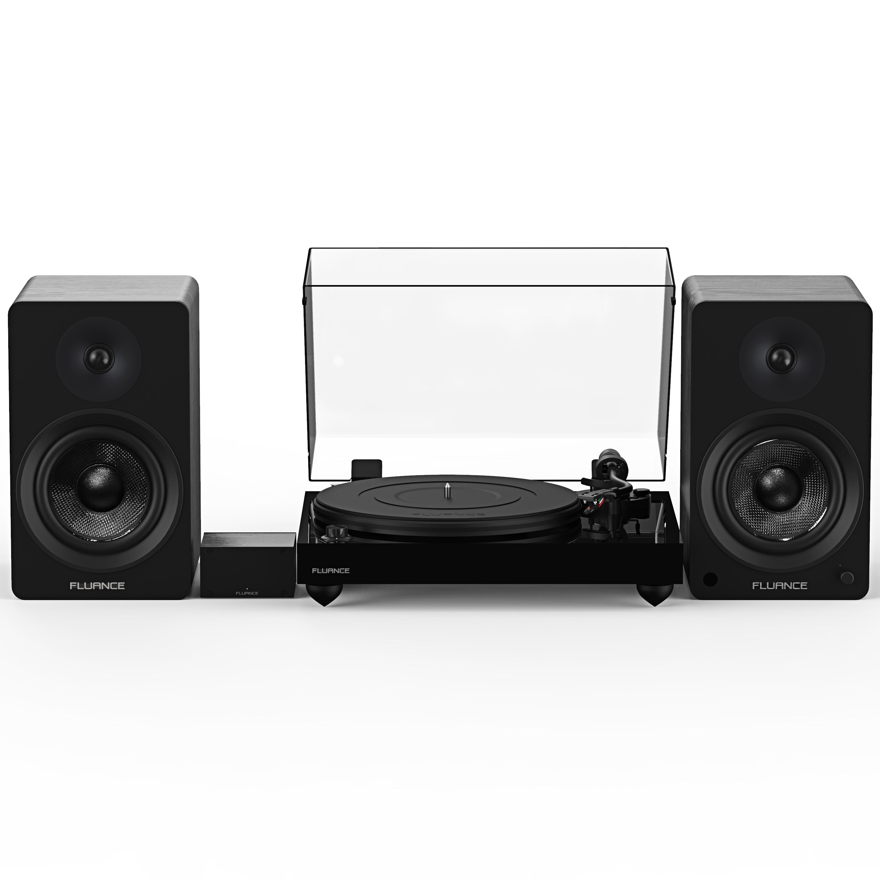 Fluance RT82 Vinyl Turntable, PA10 Preamp, Ai61 Powered 6.5" Bookshelf