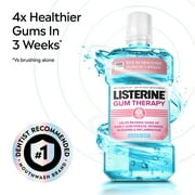 Listerine Gum Therapy Anti-Gingivitis Mouthwash Oral Care, Glacier Mint, 1 L