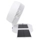 thumbnail image 1 of Ventilador Solar Para Acampar, Ventilador Para Acampar Con ángulo Ajustable, Batería Recargable Versátil De 5200 MAh Con Luz LED Para Cortes De Energía, 1 of 7