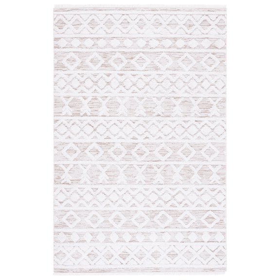 SAFAVIEH Augustine Cromwell Geometric Area Rug, Ivory/Beige, 2'10" x 5'