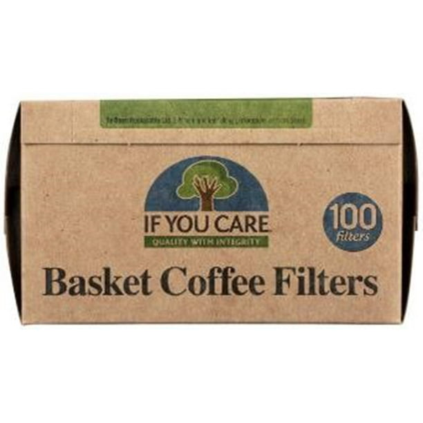 If You Care Basket Coffee Filters, Brown, 100 Ct