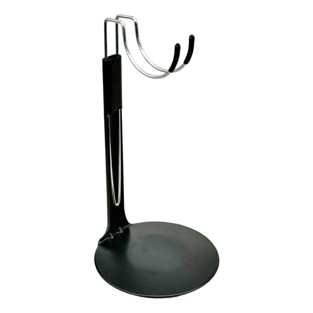 Milaget Support de Figurine 1/6 Accessoires Portables Hauteur Réglable pour Figurines de 12 Pouces Support de Présentation Noir