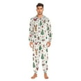 thumbnail image 5 of Adult Christmas Onesie Cute Santa Claus Moose Gift Adult Zipper One-Piece Pajamas Unisex Pajamas with Pockets, 5 of 6